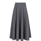 Grey midi skirt