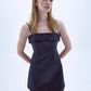 Gaia Mini Dress In Black