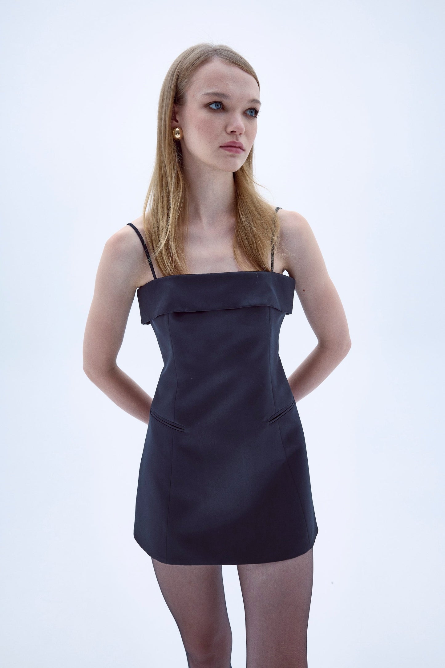 Gaia Mini Dress In Black