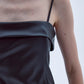 Gaia Mini Leather Dress In Black