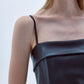 Gaia Mini Leather Dress In Black