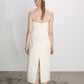 Gaia Long Dress in Vanilla Ice