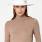 Gidoa White Felt Canotier Hat