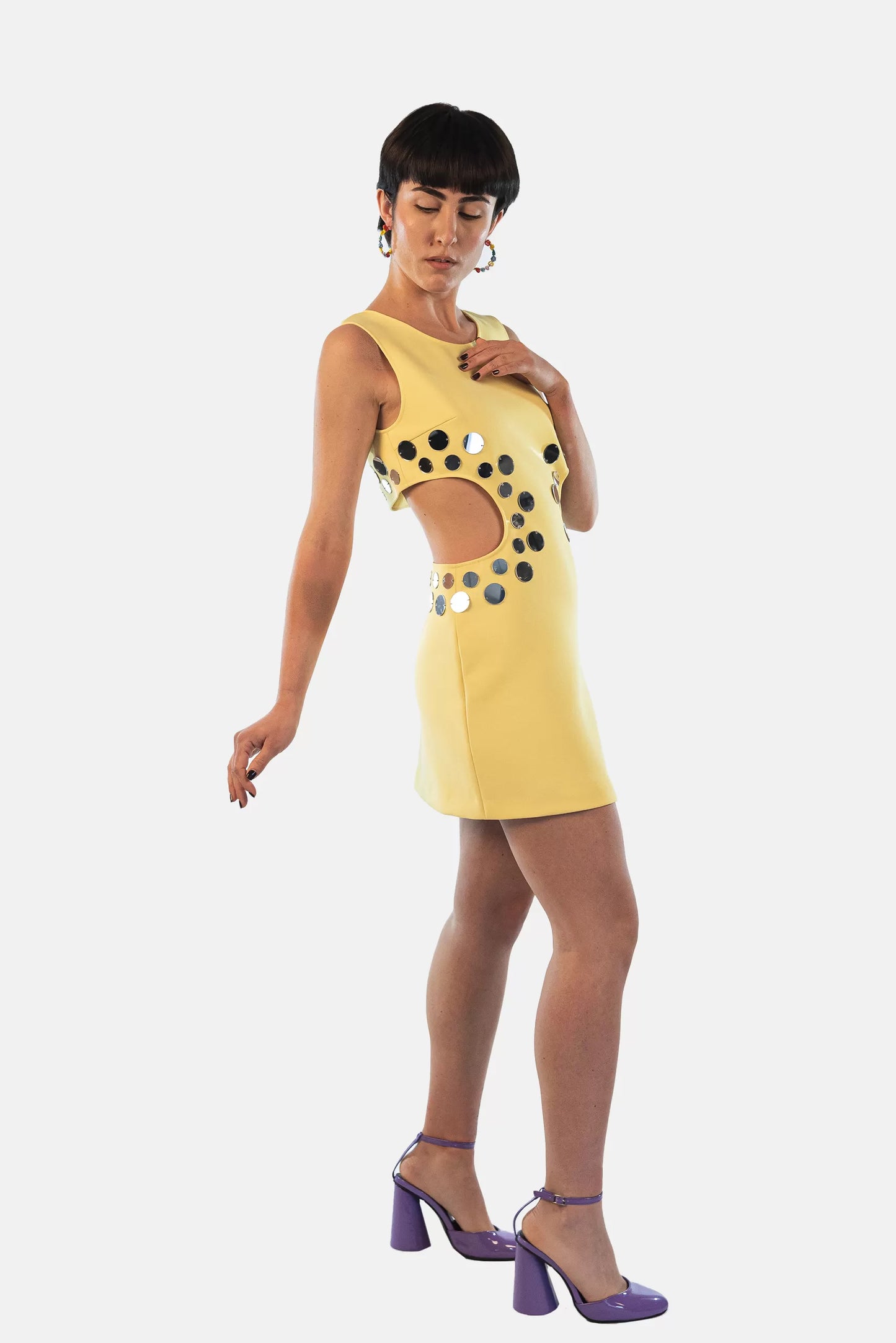 Mini Dress Twiggy in Yellow