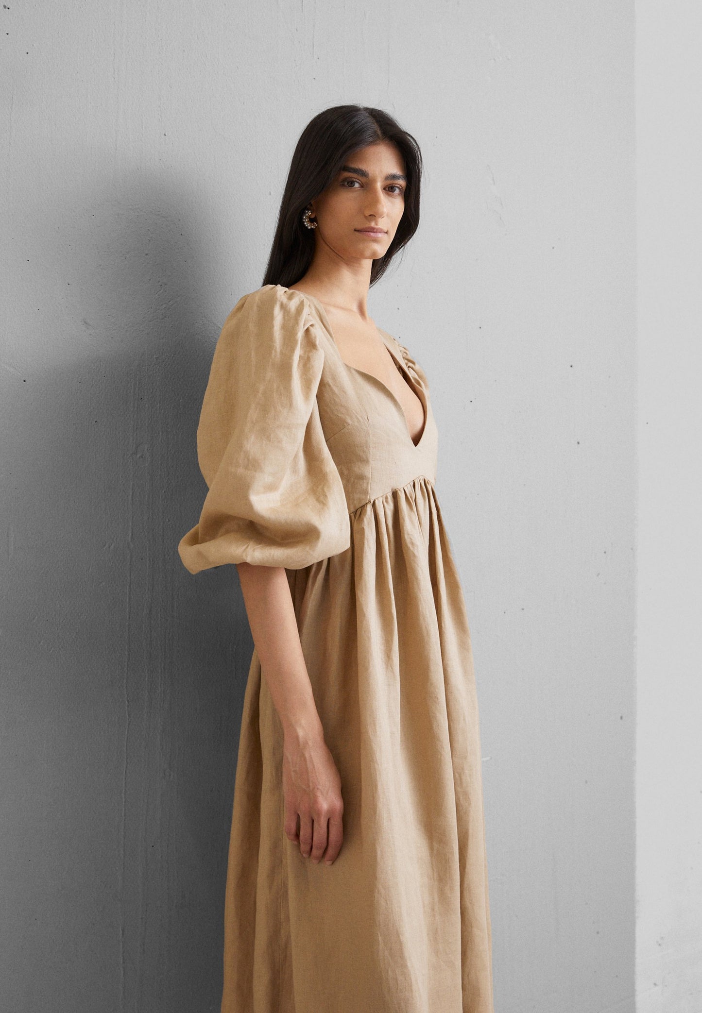 Hemera Beige Dress