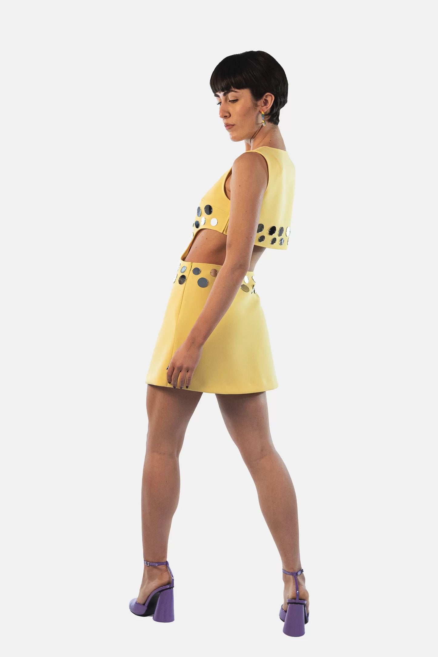 Mini Dress Twiggy in Yellow