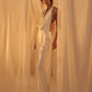 Wide-Leg Trousers - Off-White - Olaya