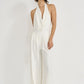 Draped One Piece with V-Neck (Limited Edition) Off White - Miriam