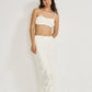 Maxi Pleated Skirt (Limited Edition) - Off-White - Clara