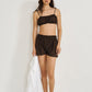 Draped Bermuda Shorts (Limited Edition) Chocolate- Natalia