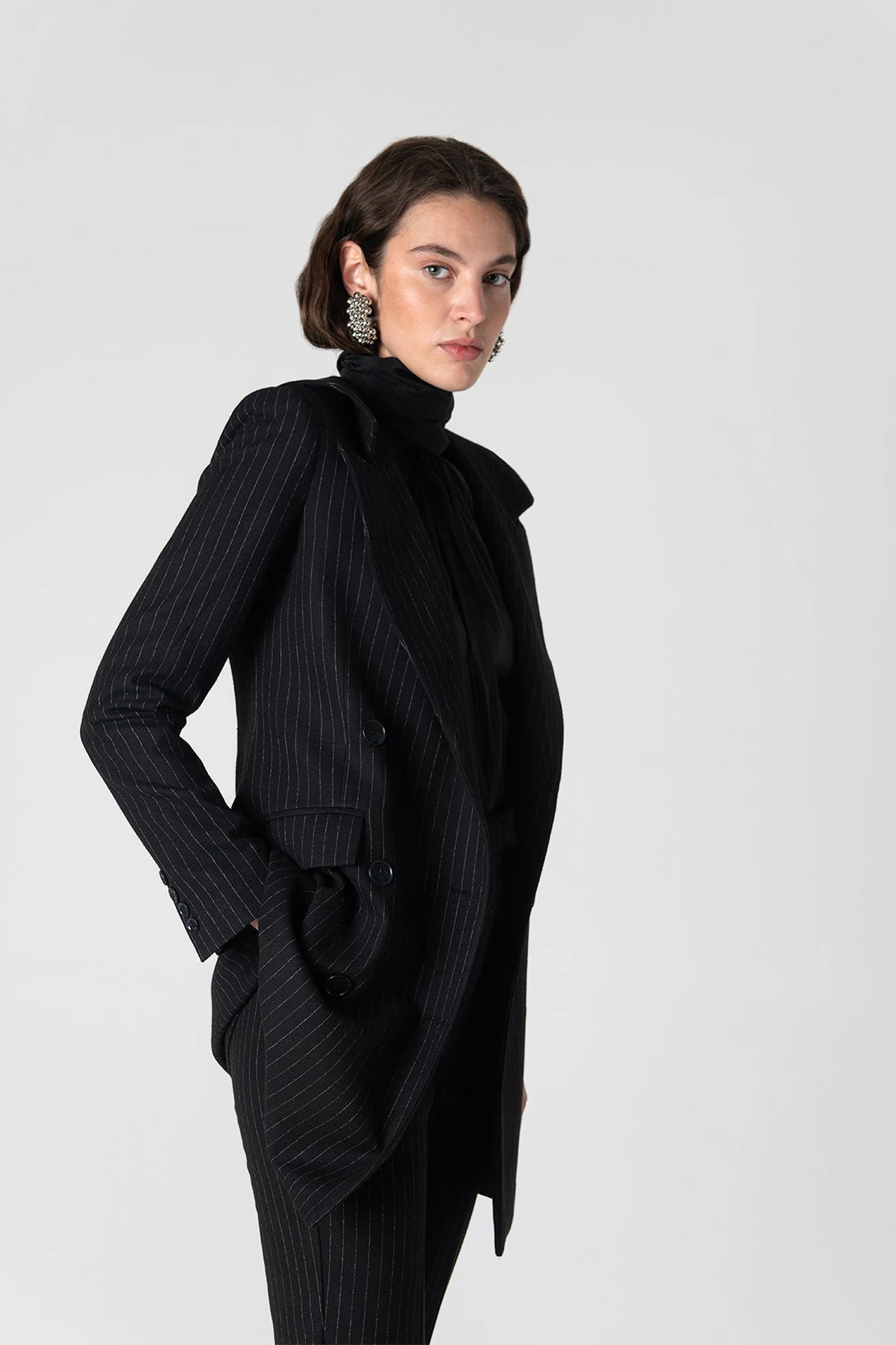 Mary Lacy Pinstripe Jacket
