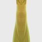 Long Dress Anita in Lime