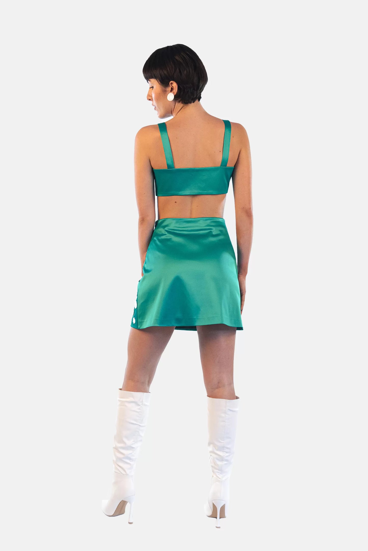 Crop Top Lisa in Emerald