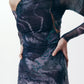 Akasha non see-through mesh dress (Print).