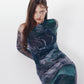 Akasha non see-through mesh dress (Print).