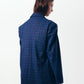 Amaris checked blazer.