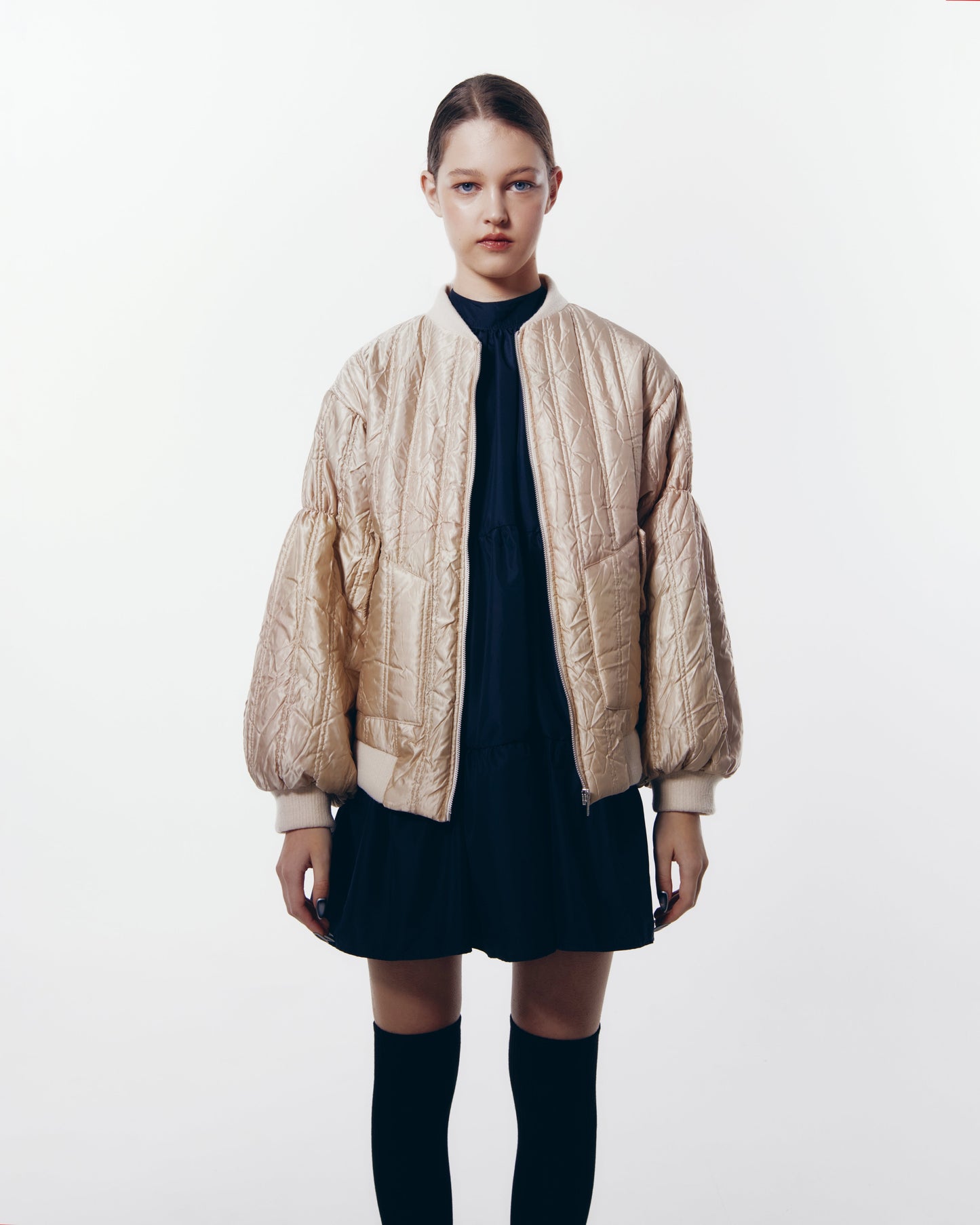 Carmilla puffer bomber jacket.