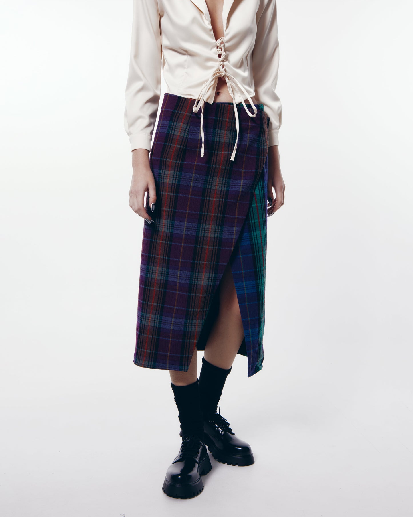 Celeste woollen skirt