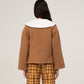 Parfum Babydoll Collar Brown Jacket
