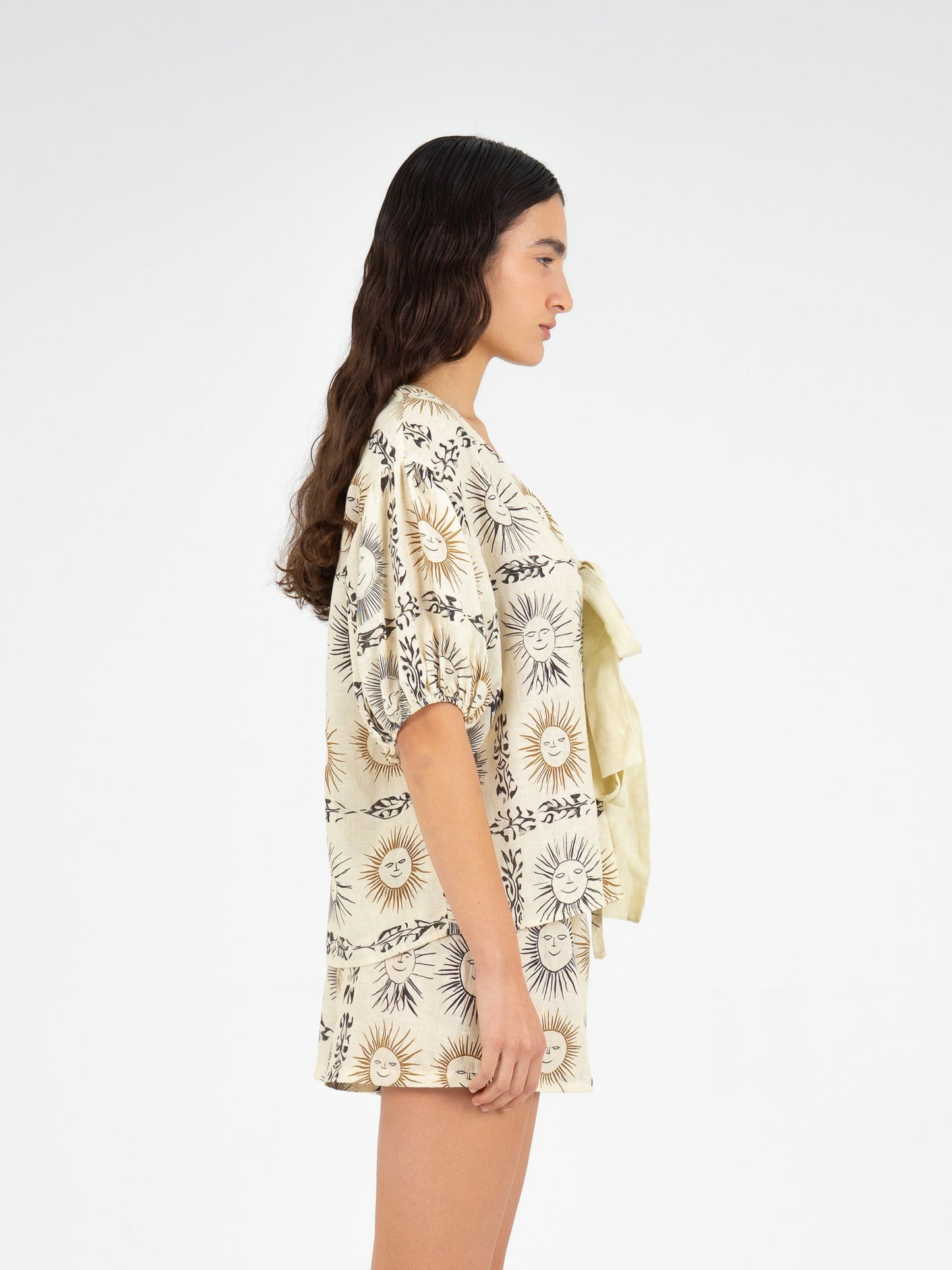 Soleil Spirit Sun-Printed Top