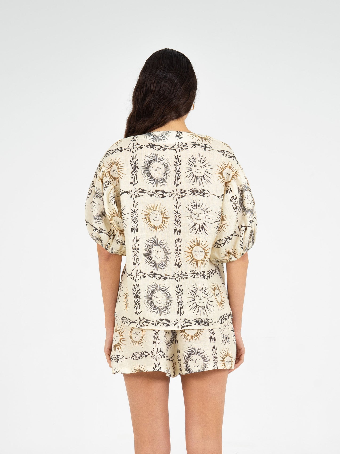 Soleil Spirit Sun-Printed Top