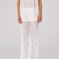 Luna White Lace Pants