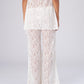 Luna White Lace Pants