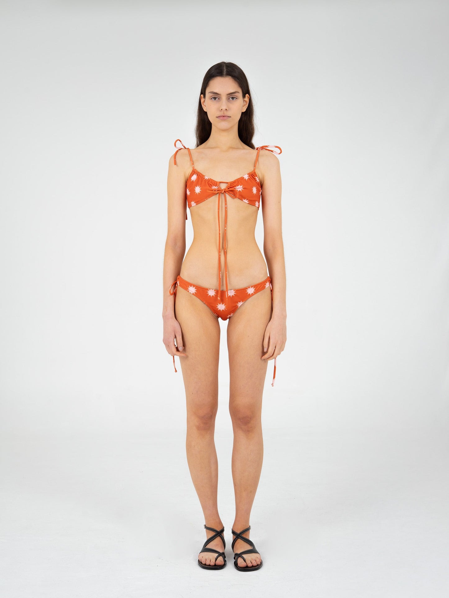 Illusion Sun-Printed Bikini Bottom