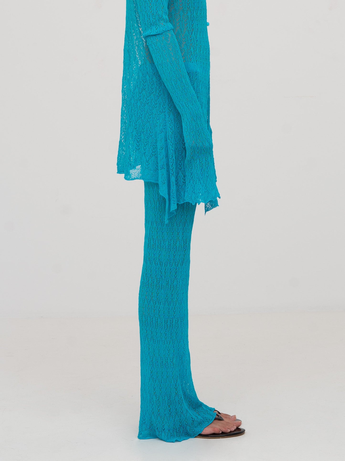 Saint Knit Blue Maxi Pants