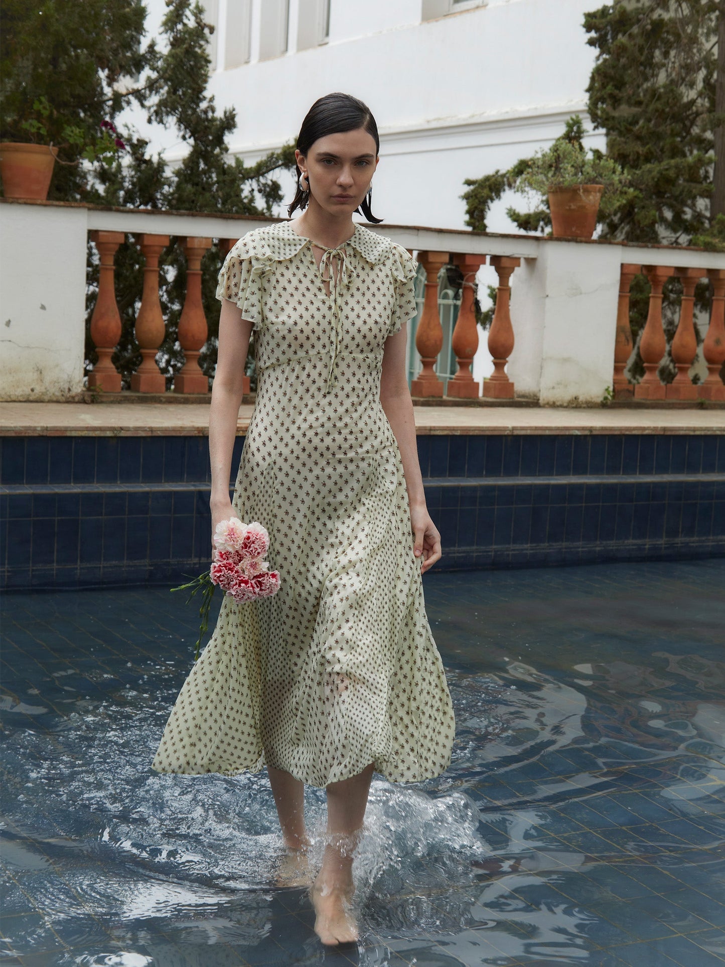 Sucrée Floral Print Long Dress