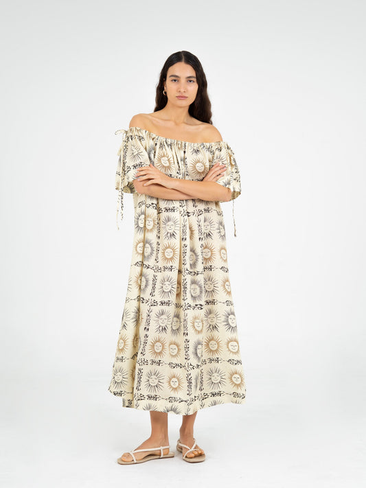 Soleil Sun-Printed Maxi Dress