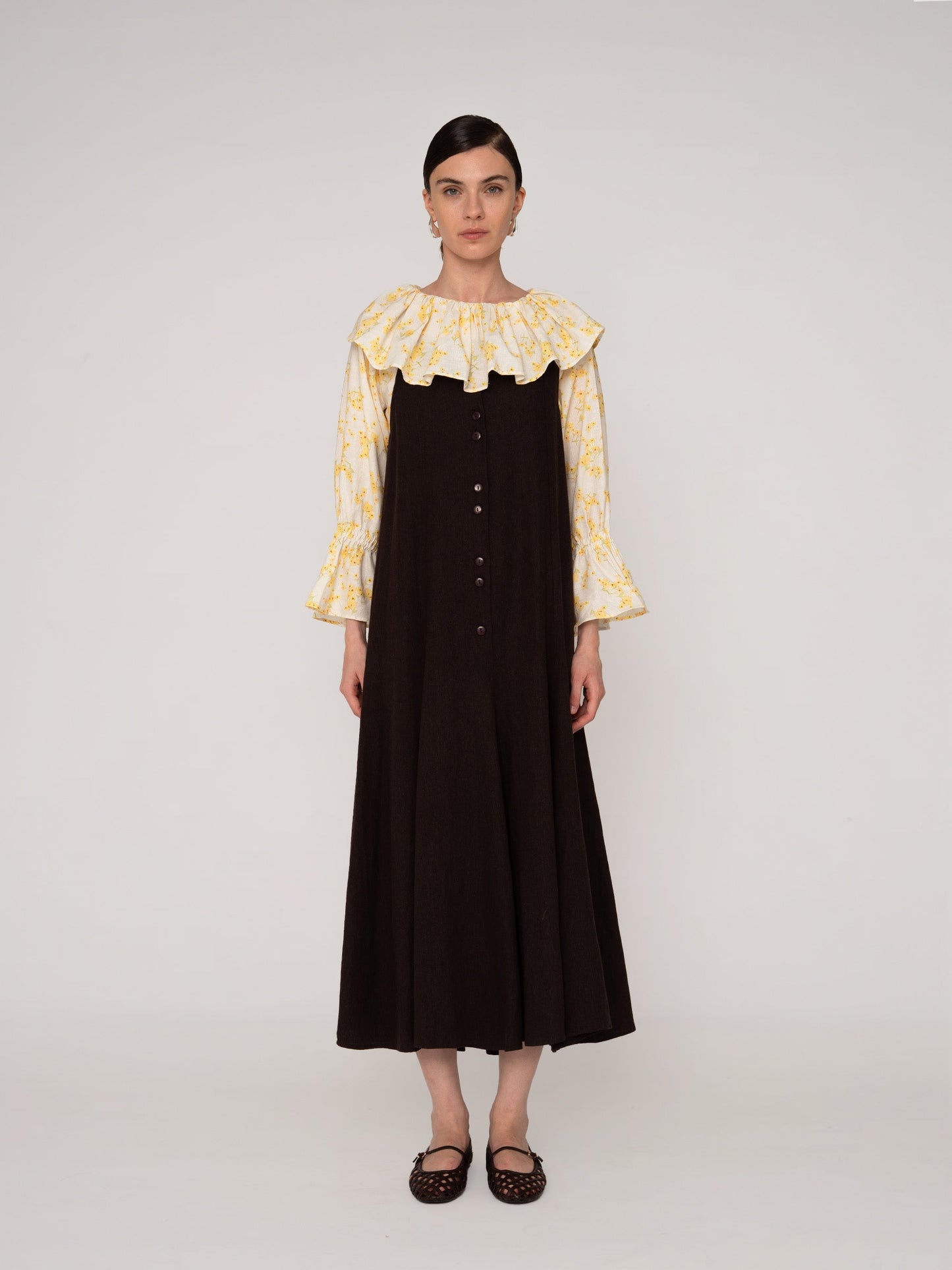 Chocolat Brown Maxi Dress