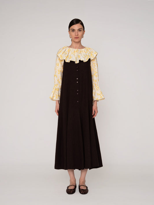 Chocolat Brown Maxi Dress