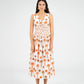 Leora Palm-Printed Dress