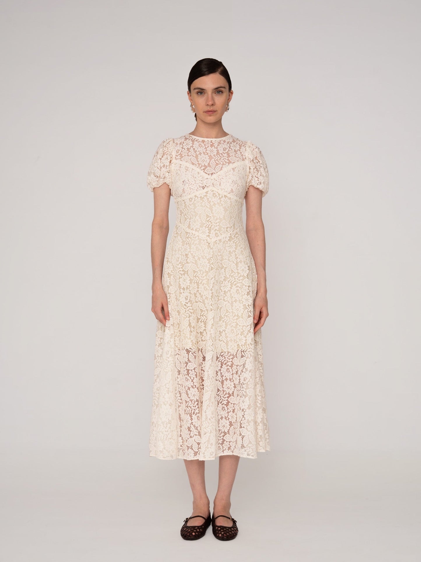 Rêve Lace White Long Dress
