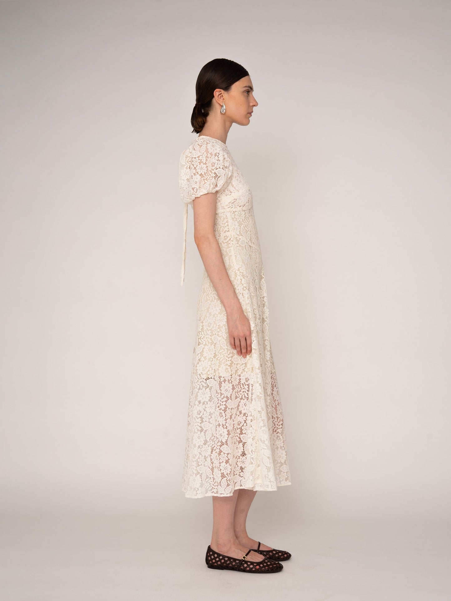 Rêve Lace White Long Dress