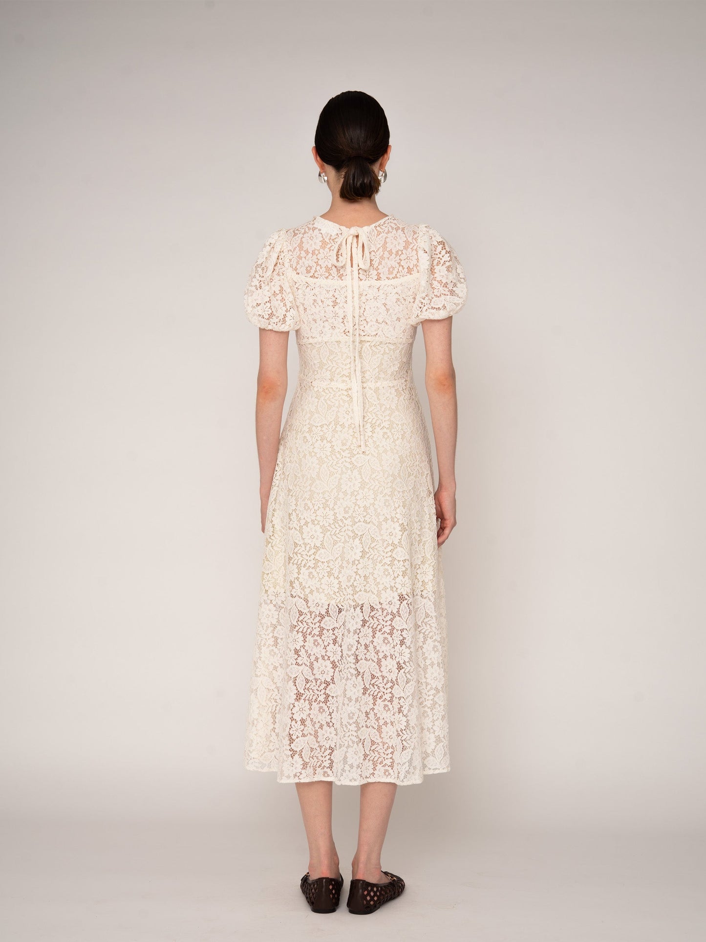 Rêve Lace White Long Dress