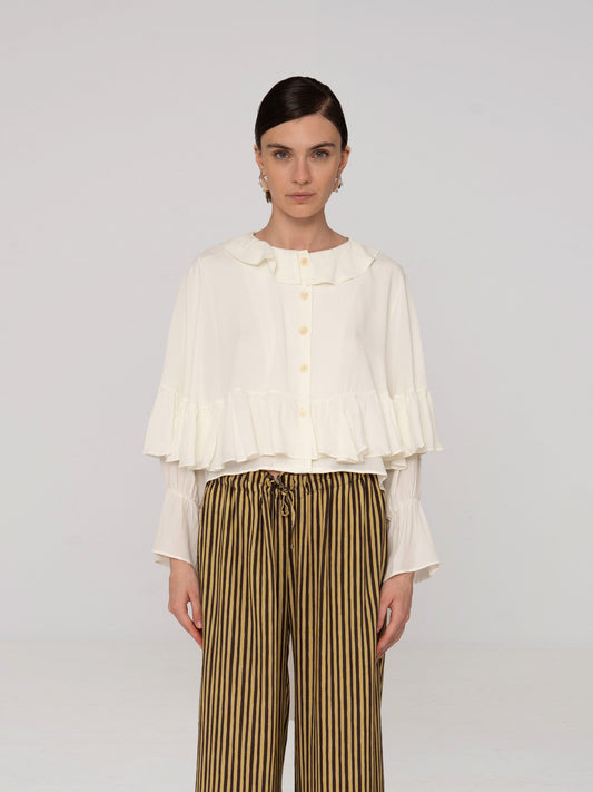 Mousse White Blouse