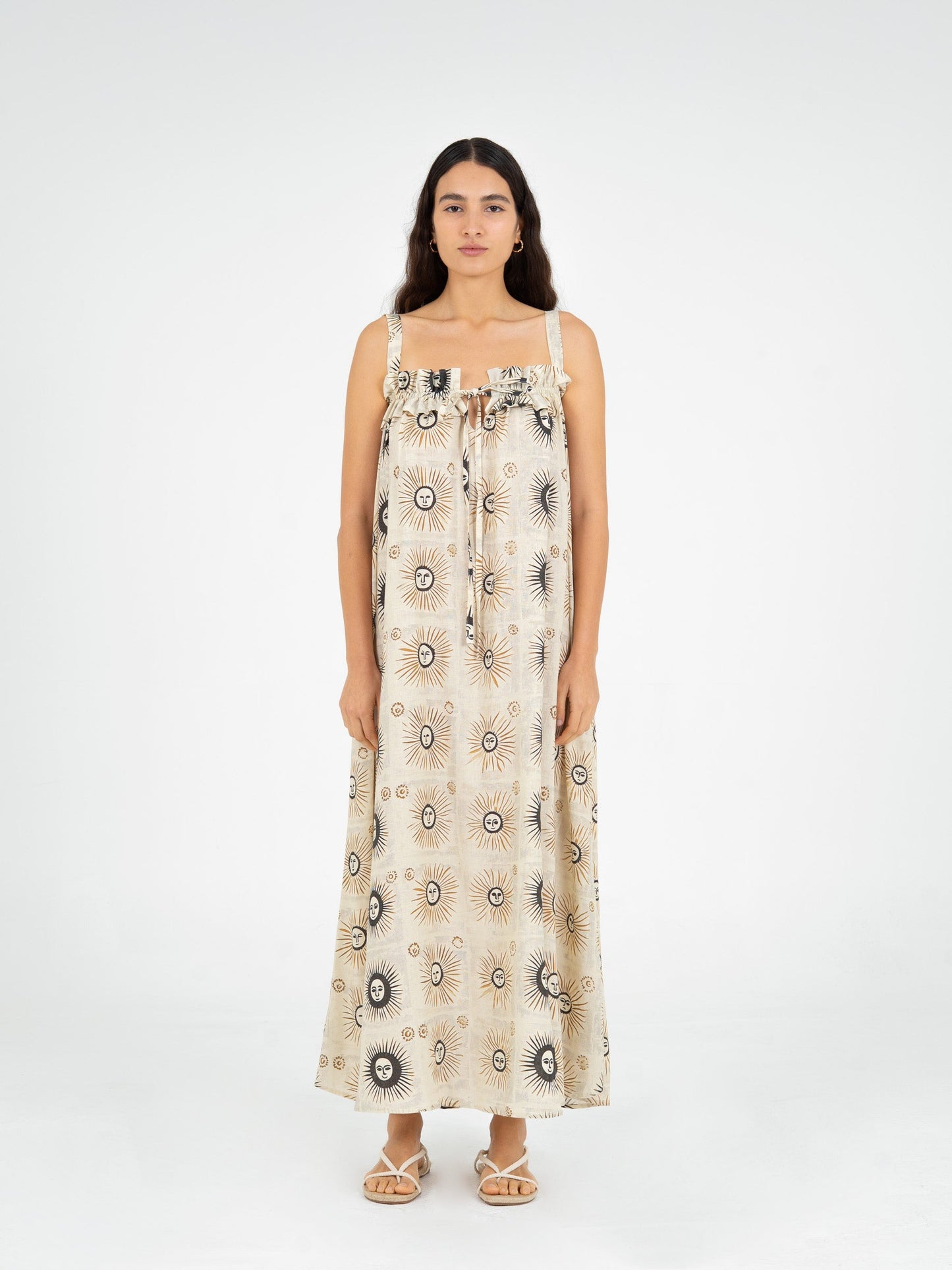 Clara Sun-Printed Maxi Dress