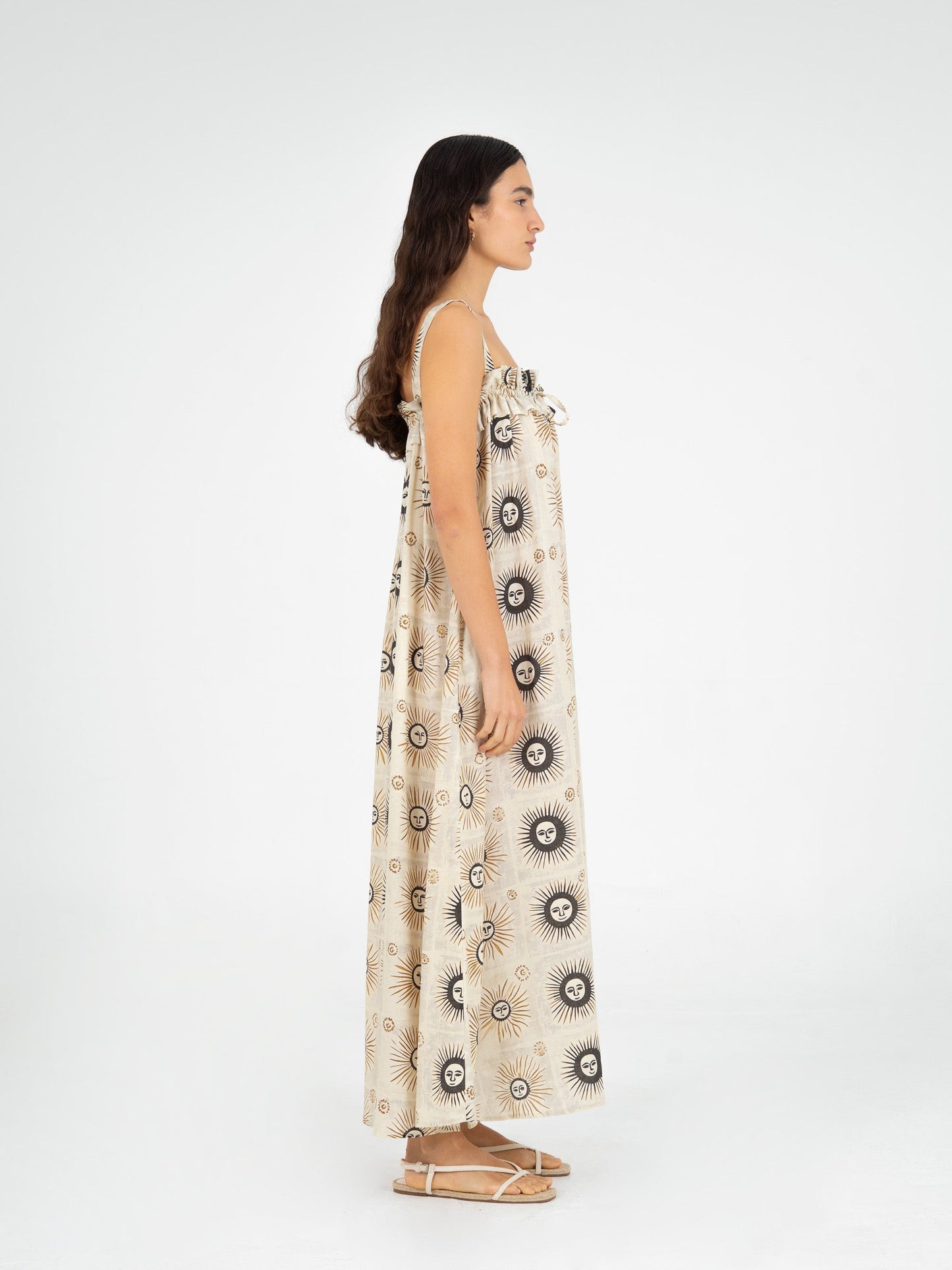Clara Sun-Printed Maxi Dress