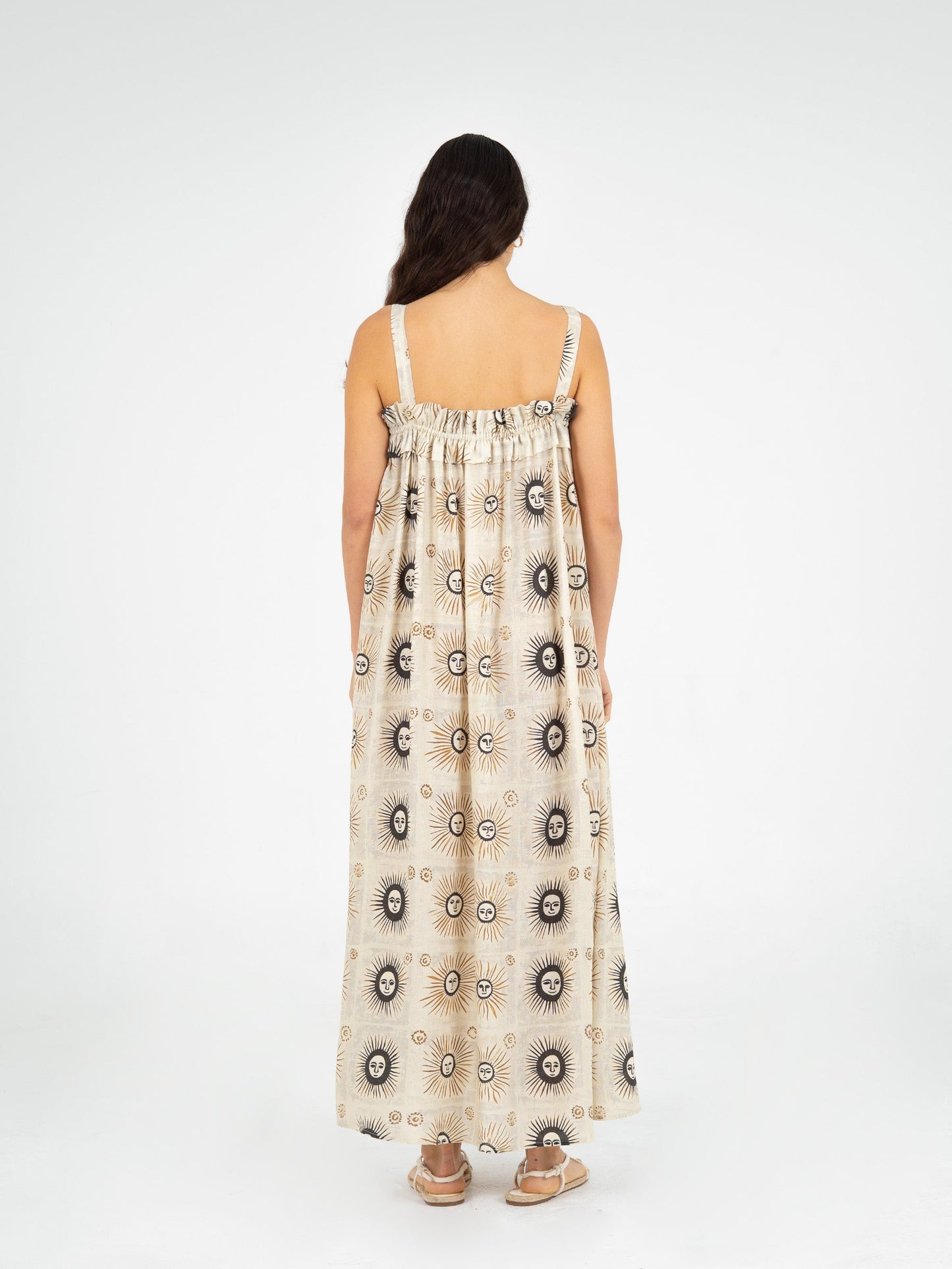 Clara Sun-Printed Maxi Dress