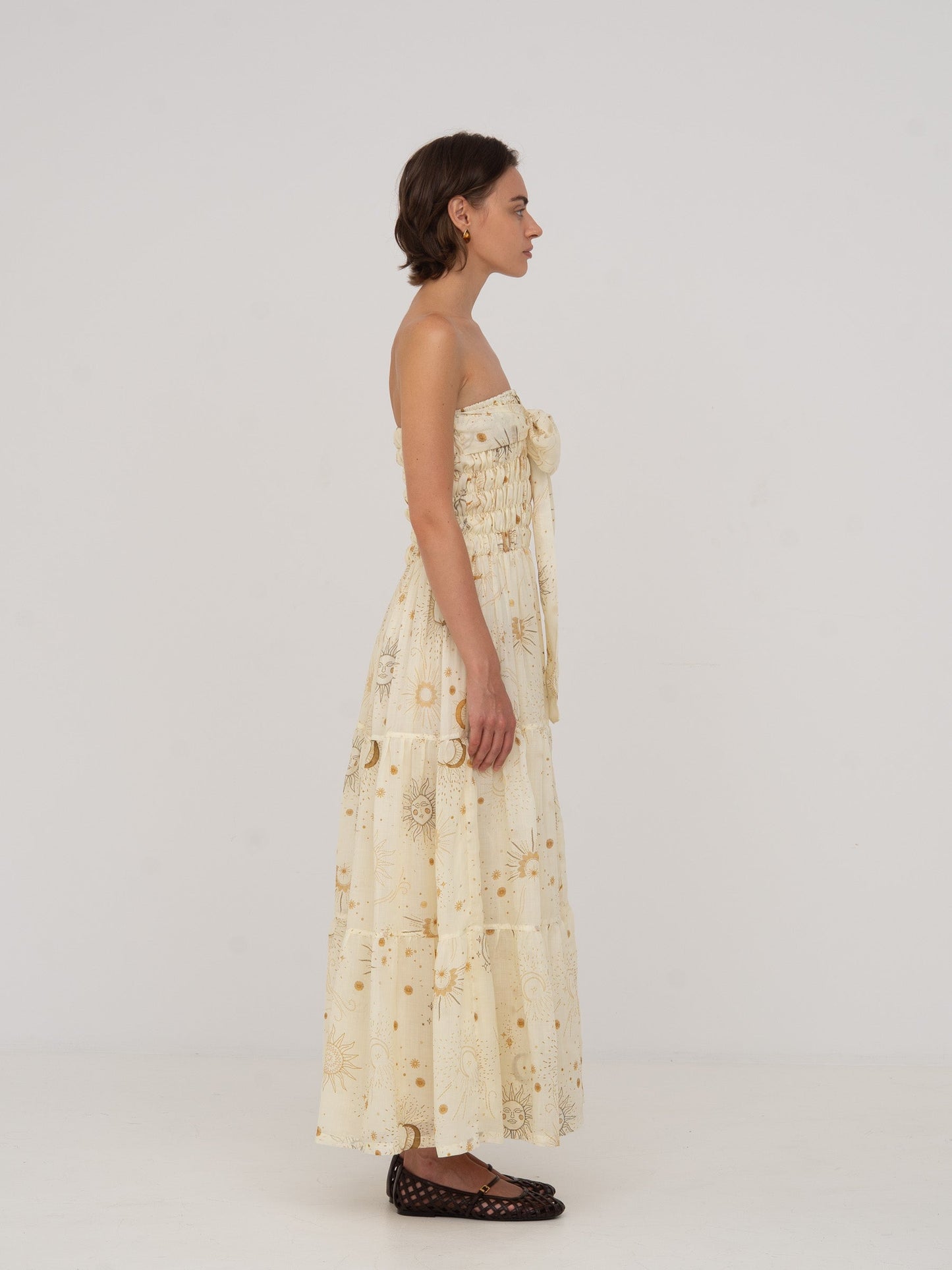 Grace Solar System-Printed Maxi Dress