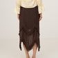 Chocolat Brown Lace Skirt
