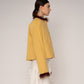 Dorée Mustard Feather Jacket