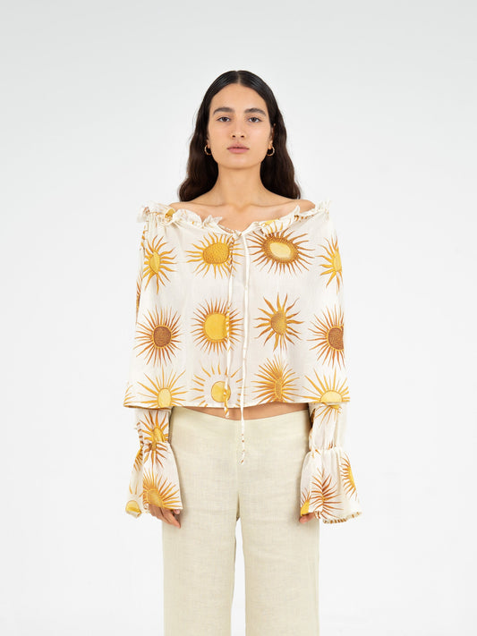 Marisol Sun-Printed Top