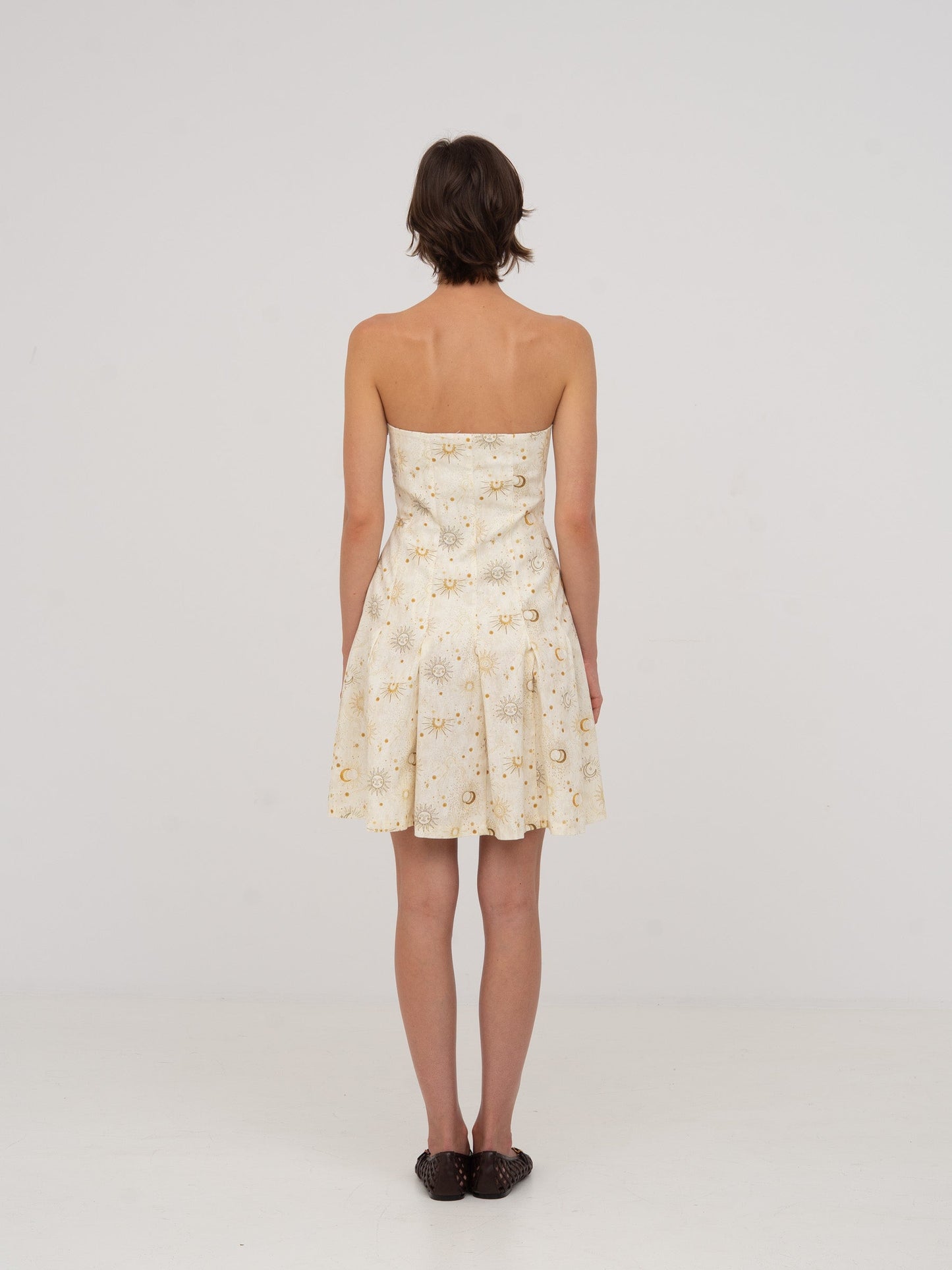 Priest Solar System-Printed Mini Dress