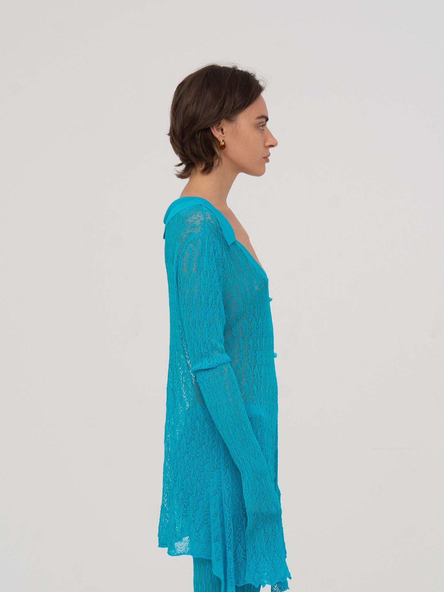 Saint Knit Blue Maxi Top