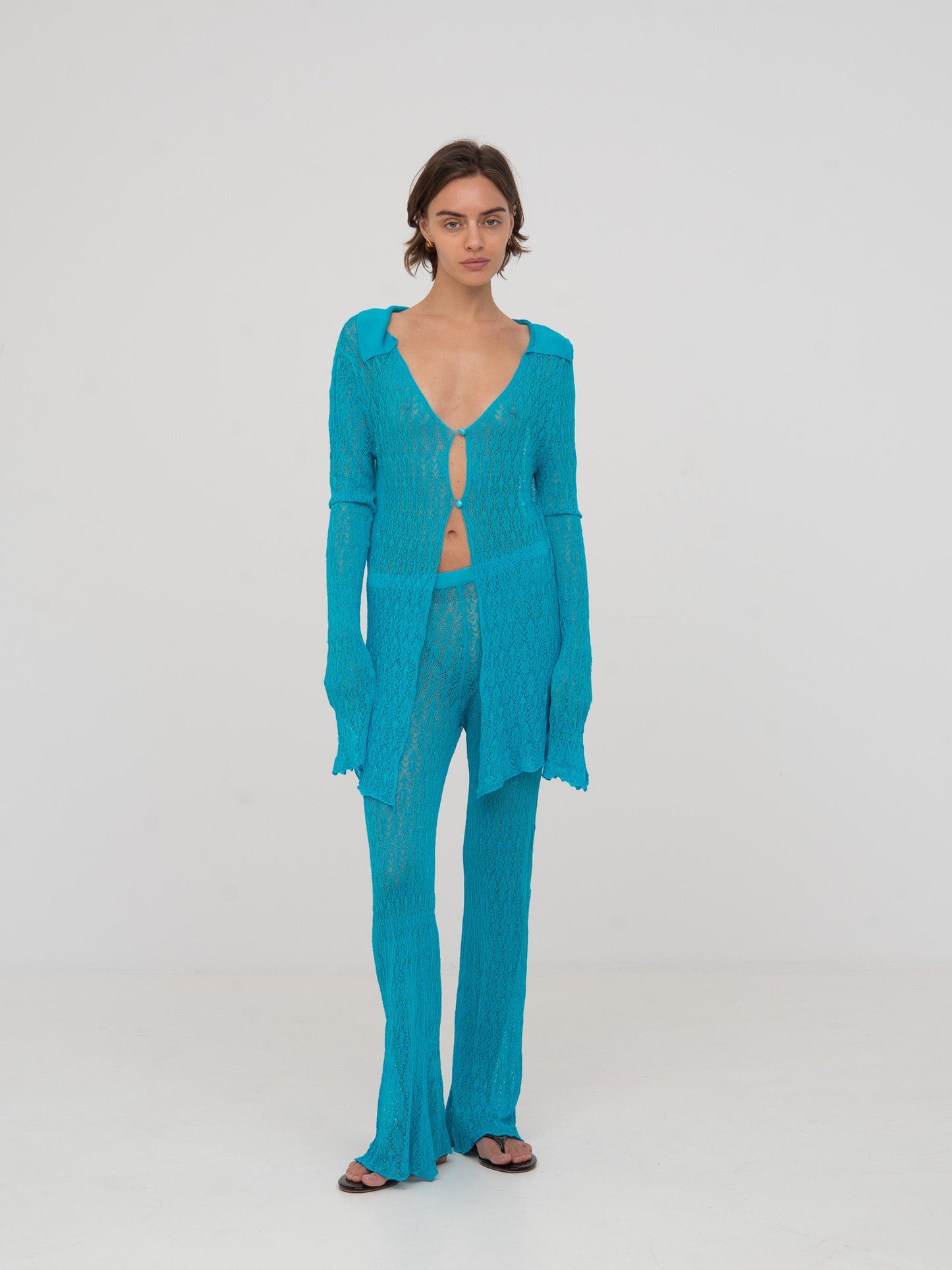 Saint Knit Blue Maxi Top