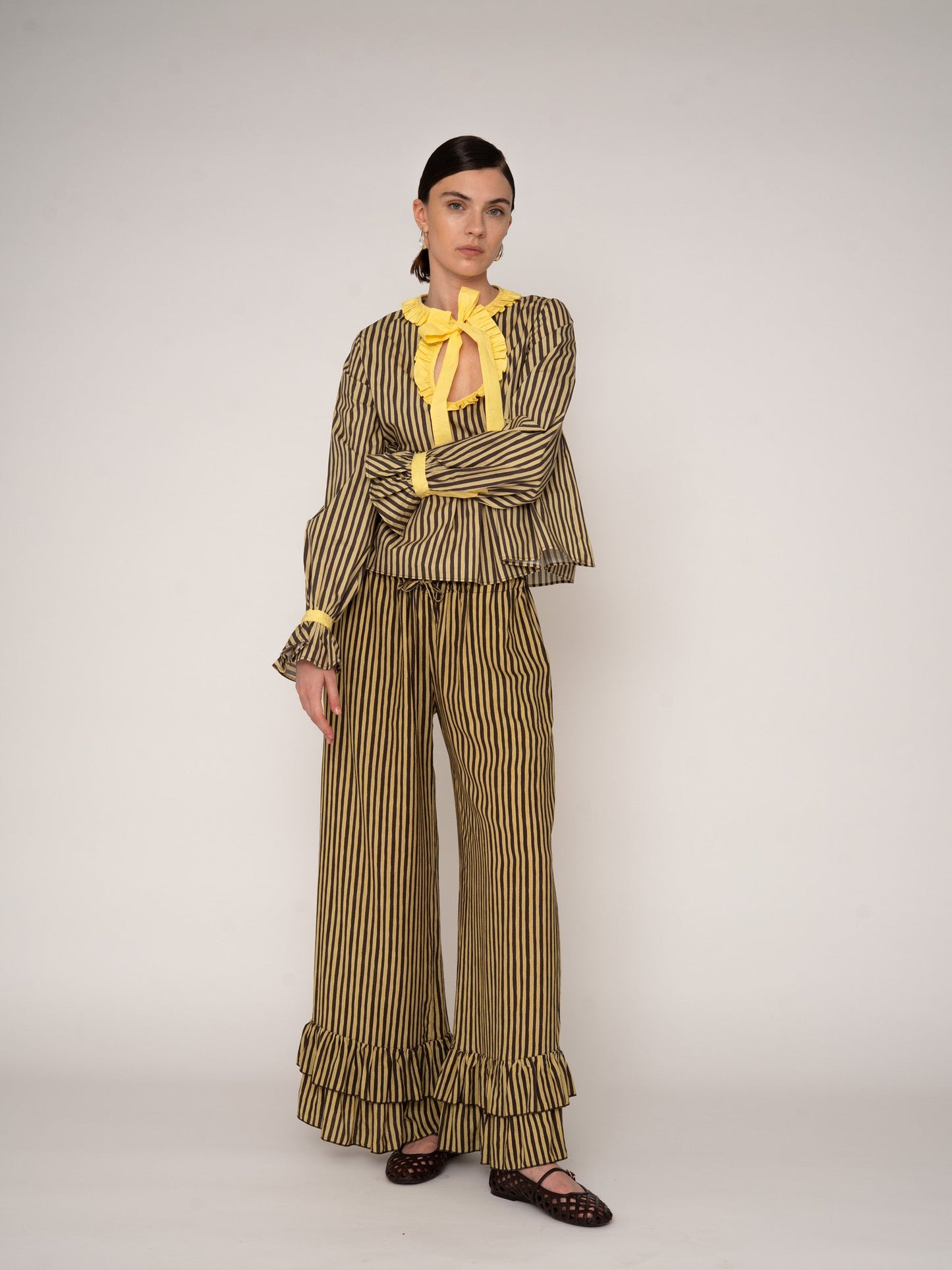 Striped Starlit Palazzo Pants