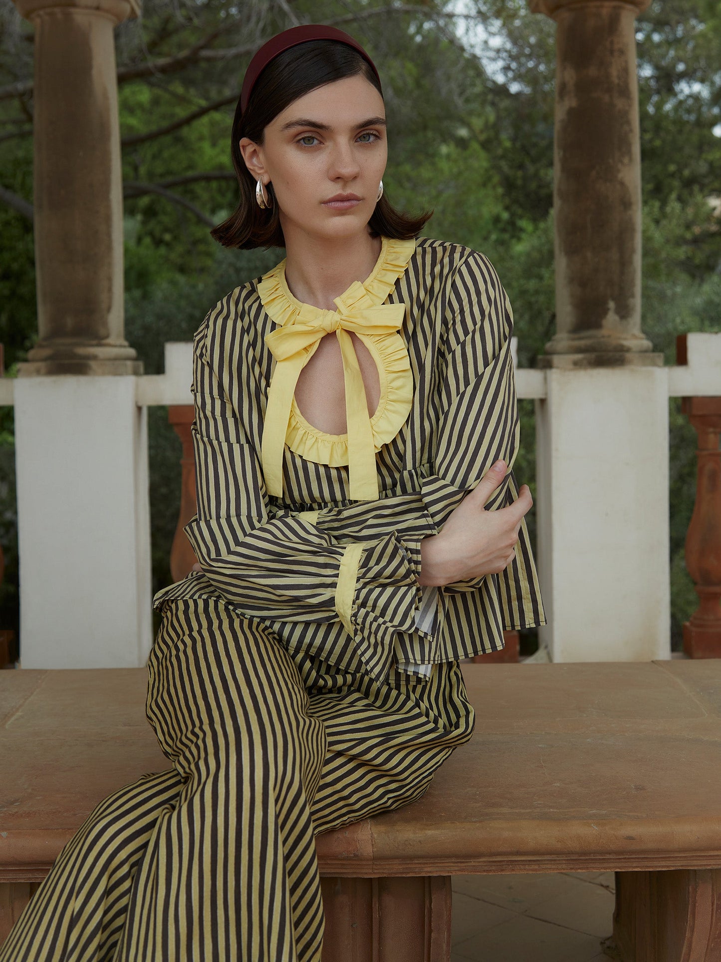 Striped Starlit Palazzo Pants